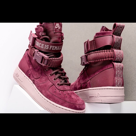 Nike Shoes - 100% AUTHENTIC Nike SF-AF1 Vintage Wine 🍷 🔥